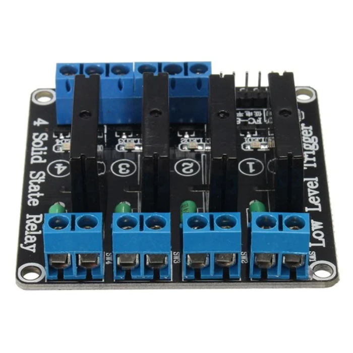 4 Channel Solid State Relay – 4-channel SSR for efficient switching. -Relay Module -Robocraze