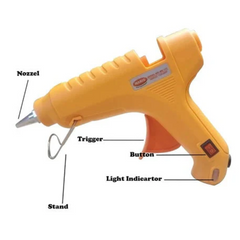 Mario ME-117 100W Hot Melt Glue Gun – Powerful 100W glue gun for heavy-duty use. -Hot Glue Gun and Sticks -Robocraze