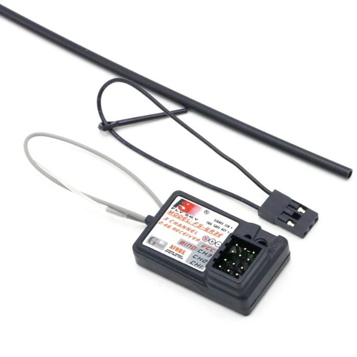 FlySky FS-GR3E 3CH Receiver - Drone Transmitter and Receiver - Drone Remote for FPV Drones & Quadcopters - Robocraze