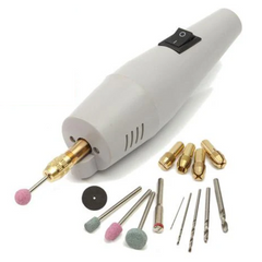 Mini Electric Drill Machine Set – Compact electric drill for precise tasks – drill set - Hand Tool - Robocraze