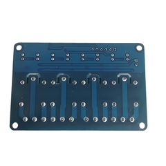 4 Channel 12V Relay Board – 4-channel 12V relay module for industrial automation. -Relay Module -Robocraze