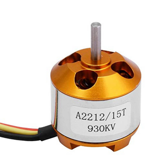 930 KV BLDC Drone Motor for FPV Aircraft Models, RC Drones, and Quadcopters - DIY Drone Parts - Robocraze