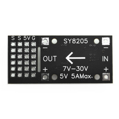 DFRobot 20W DC-DC Buck Converter Power Module 7-24V to 5V 4A - buck converter module - Robocraze