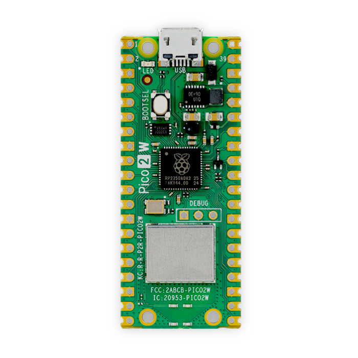Official Raspberry Pi Pico 2 W β Powerful Raspberry Pi Board with WiFi support for IoT applications. -Robocraze
