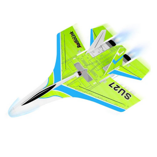 Radiolink SU27 Fighter RC Plane RTF – Brushless motor RC plane with gyroscope assist. -DIY Drone Kits -Robocraze