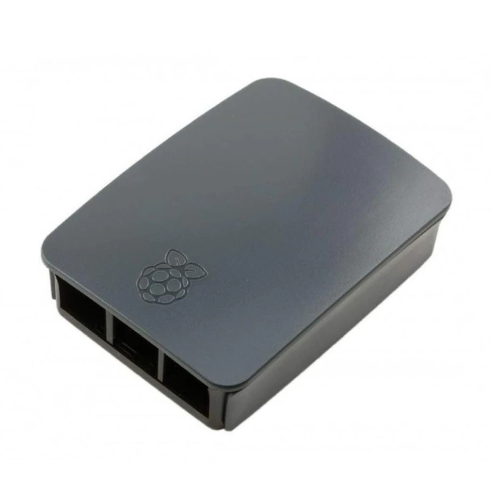 Official Raspberry Pi 4 Case Black & Grey – Sleek Official Raspberry Pi Case for Pi 4 with heat dissipation. -Robocraze