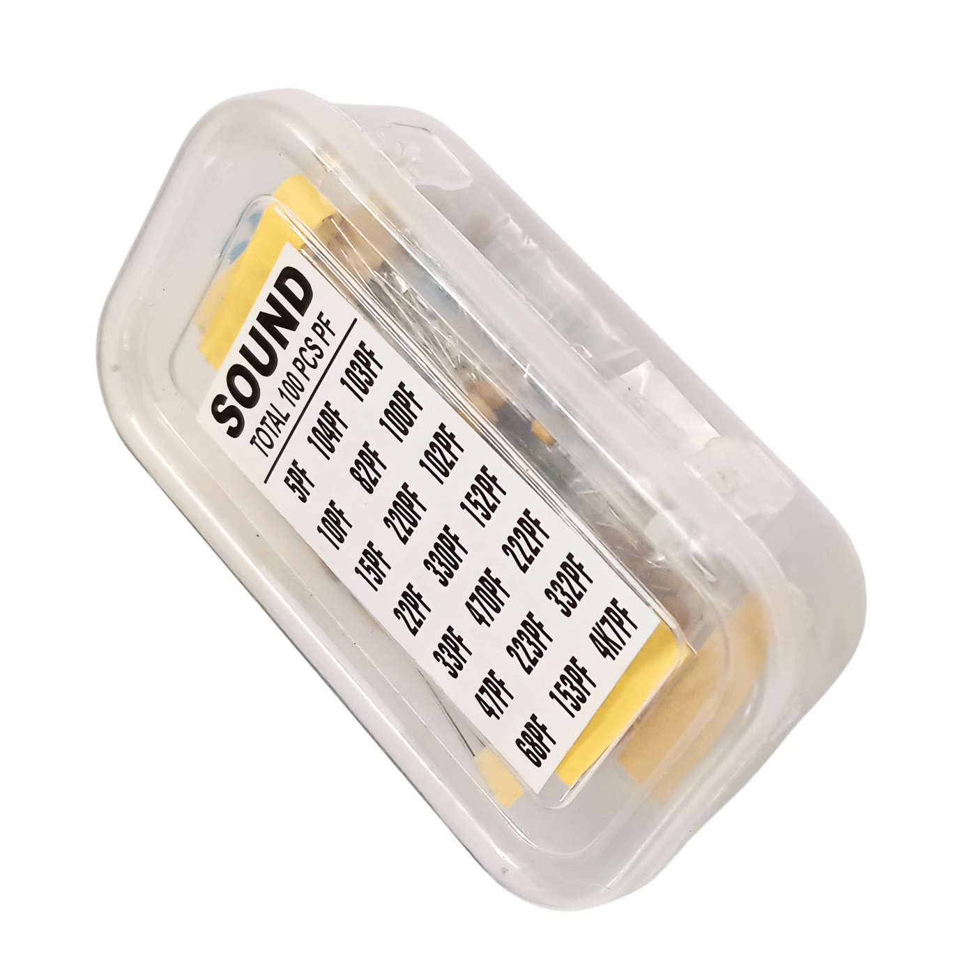 Ceramic Capacitor Box (100PC) – Assorted capacitors for prototyping. -Basic Components -Robocraze