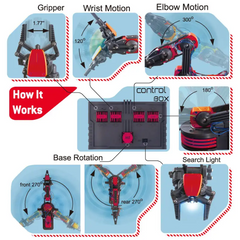 DIY Robotic Arm Mechanic Kit for Kids and Adults (Wireless) -DIY Kits -Robotic Kits -Robocraze