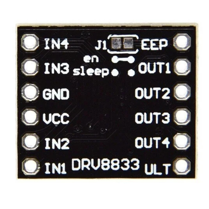 DRV8833 2-Channel DC Motor Driver – Controls dual DC motors in Arduino & Raspberry Pi projects. -Robocraze