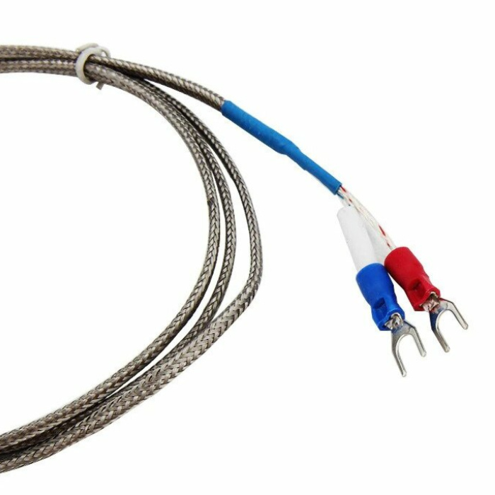 K Type Thermocouple Probe Temperature Sensor 6mm Thread 1M 3.3Ft - Robocraze