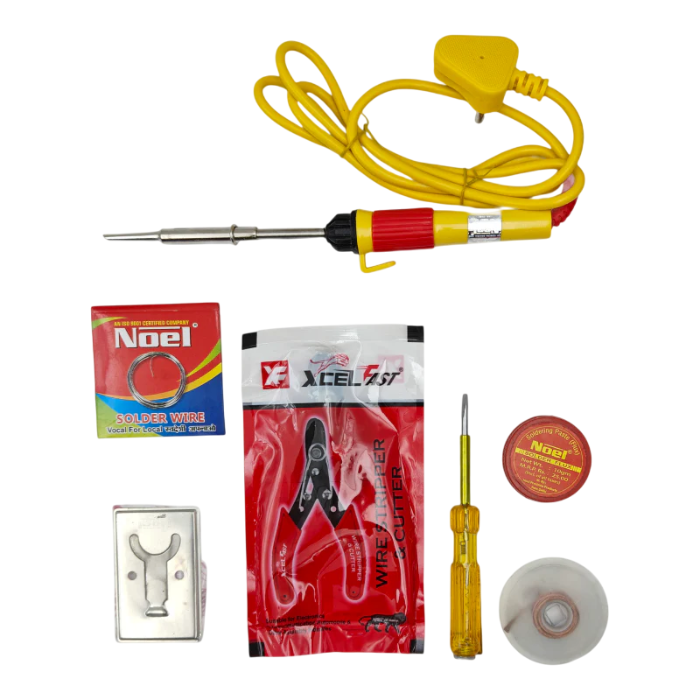 Noel 7-in-1 Beginner Soldering Kit -Tools & Instruments -Soldering -Soldering Kits -Robocraze