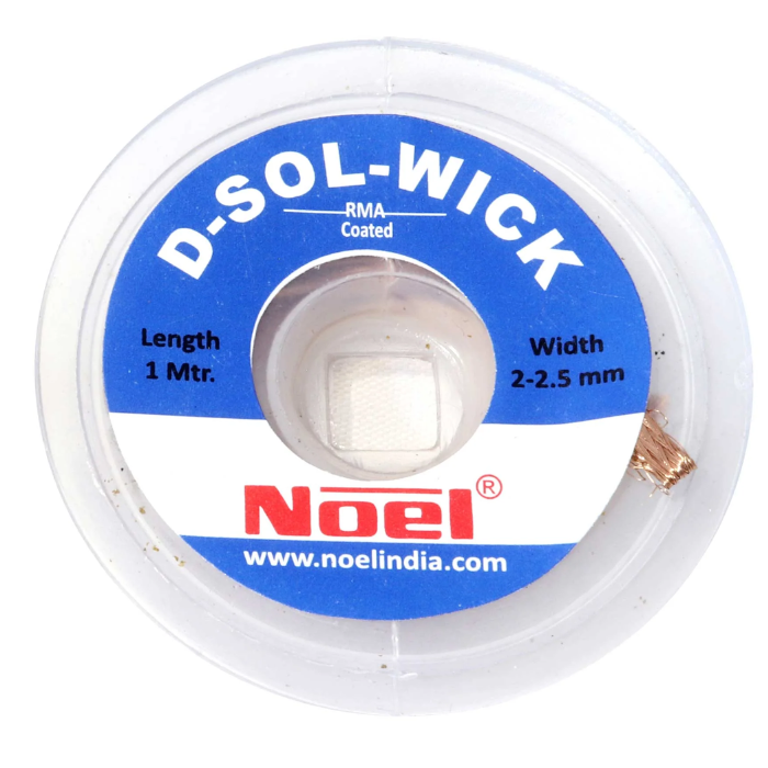 Noel Pure Copper Desoldering Wick/Wire - Soldering Accessories -Robocraze