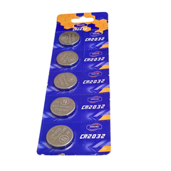 Novel 3V CR2032 Lithium Coin Battery (Pack of 5) -Batteries & Power Supply -Other Batteries -Robocraze