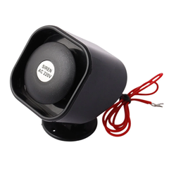 SQR117 - 220V AC Square Siren – High-voltage loud siren for security systems. -Electronic Components - Robocraze
