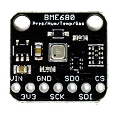 SmartElex BME680 Sensor Breakout Board Measures Temperature, Humidity, Pressure & Gas-Electronic Modules -Breakout Boards -Robocraze