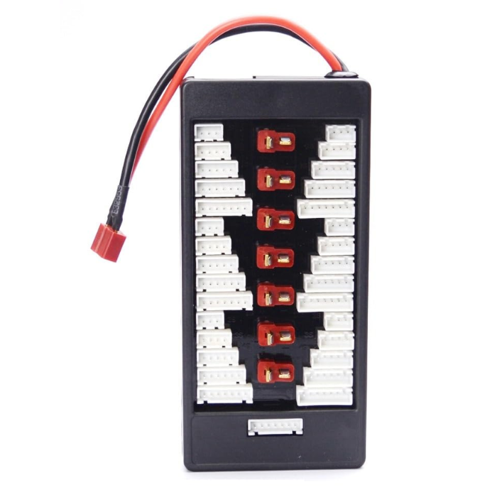 T Plug Parallel Charging Board 2-6S – High-quality LiPo parallel charging board. -Battery Charger -Robocraze