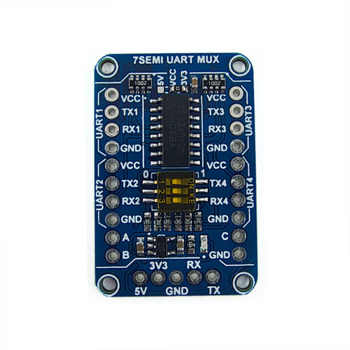 UART Mux 4 Channel Breakout Board (SN74LV4052) -7Semi -Electronic Modules -Breakout Board-Robocraze