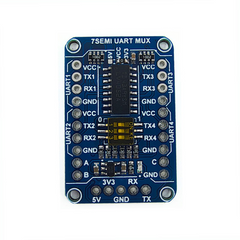 UART Mux 4 Channel Breakout Board (SN74LV4052) -7Semi -Electronic Modules -Breakout Board-Robocraze