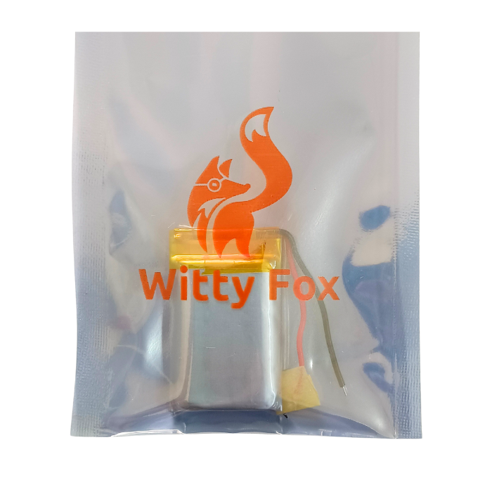 Witty Fox 3.7v 300mah Rechargeable Lithium Polymer Battery -LiPo Drone Battery -Robocraze
