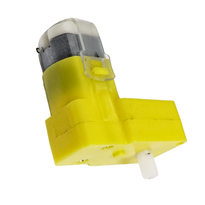 300 RPM L-Shaped Single Shaft BO Gear Motor, high-performance motor for automation – Robot Motors - Robocraze