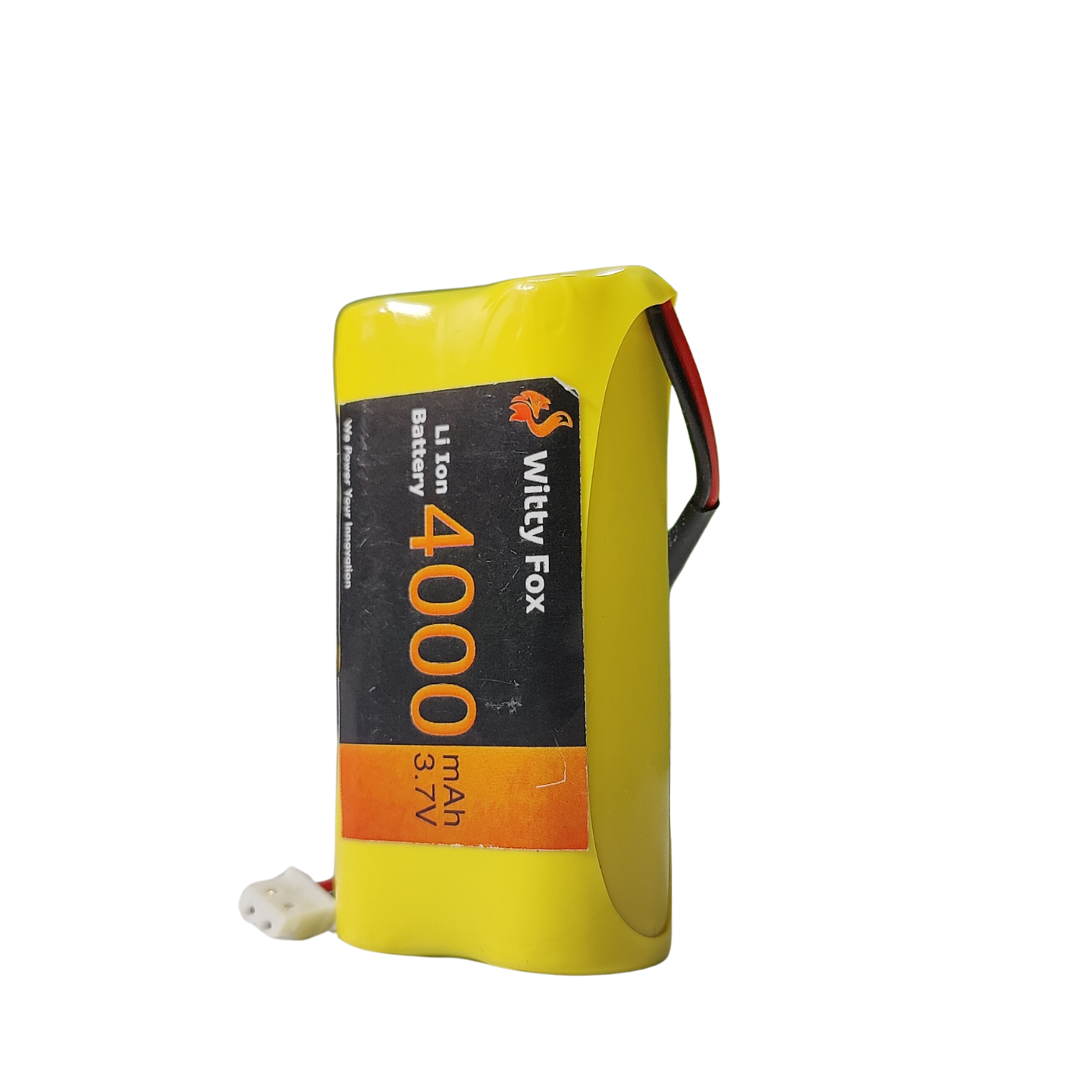 Witty Fox 3.7V 4000mAh Li-ion Battery – Compact & efficient battery. -Lithium Battery -Robocraze