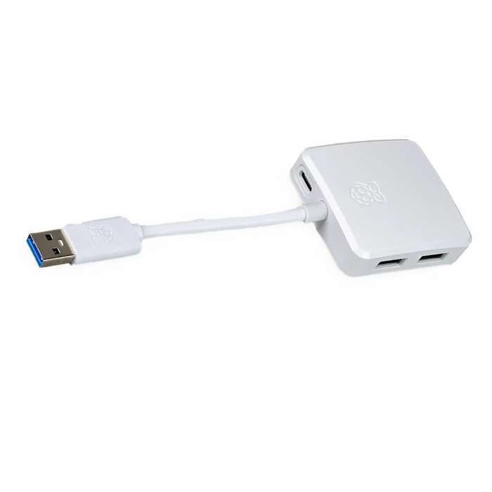 Official Raspberry Pi USB 3 Hub – High-speed USB expansion for seamless connectivity -Robocraze