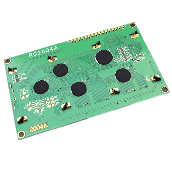 20x4 LCD Display Module (Blue) - 20x4 blue LCD display for Arduino & embedded applications. -LCD Display -Robocraze