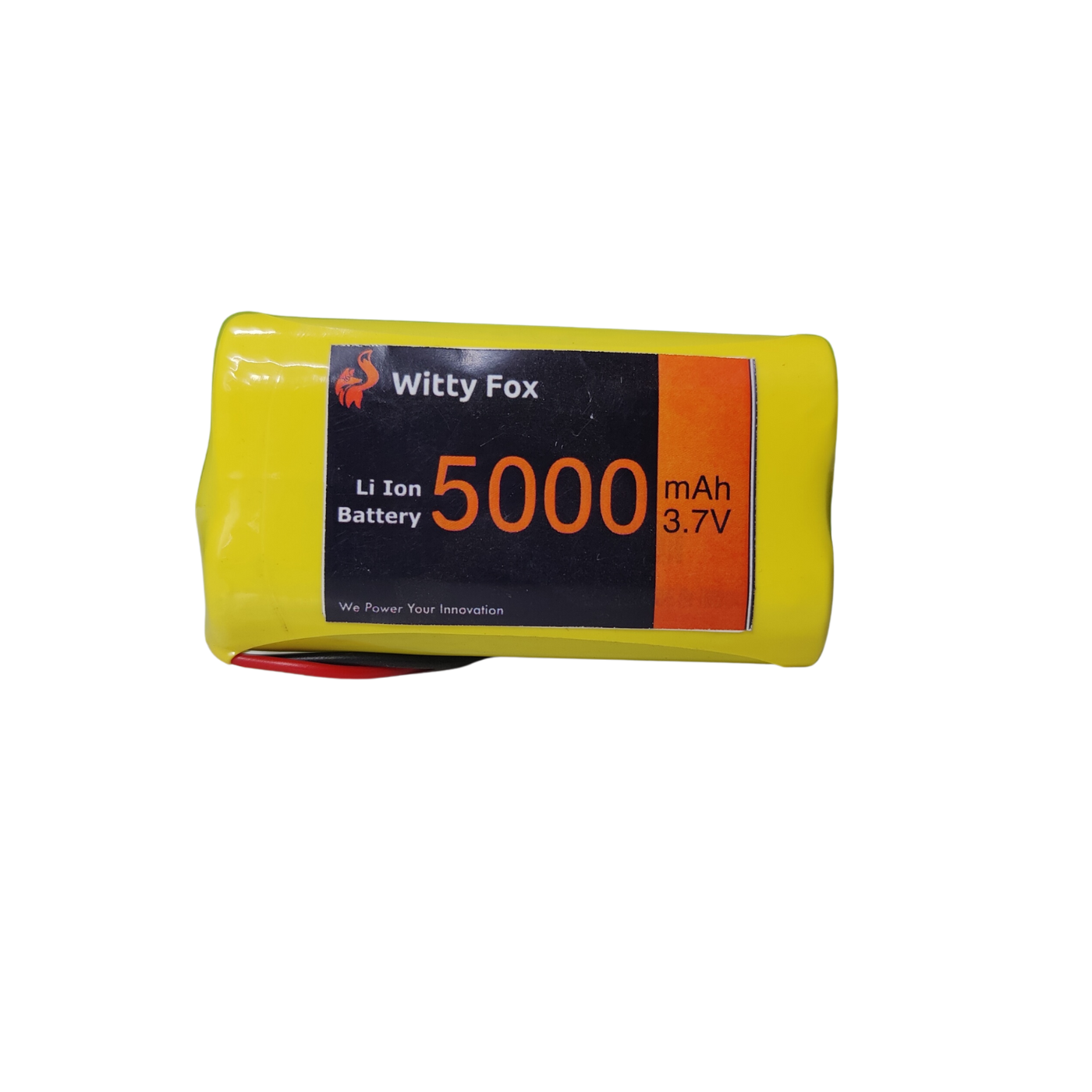 Witty Fox 3.7V 5000mAh Li-ion Battery – Rechargeable battery for gadgets. -Lithium Battery -Robocraze