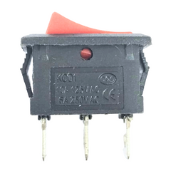6A 250V 3 Pin SPDT ON-OFF Rocker Switch β Durable SPDT rocker switch for AC circuits - Mini Switch - Robocraze