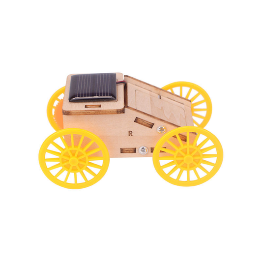 Pludo Solar Racer Science Toy DIY Kit – Build a Wooden Solar Car for Ages 8–11 | Grade 3–5 -DIY Kit -Pludo Education Kit -Robocraze