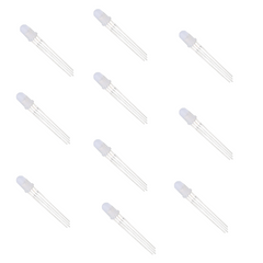 5mm RGB LED Common Cathode Diffuse – Pack of 10 high-quality LEDs - Electronic Components - Robocraze