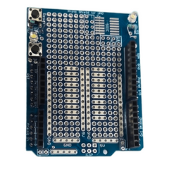 Arduino UNO Prototyping Shield – Expand Arduino projects with this prototyping shield. Electronic Components - Robocraze