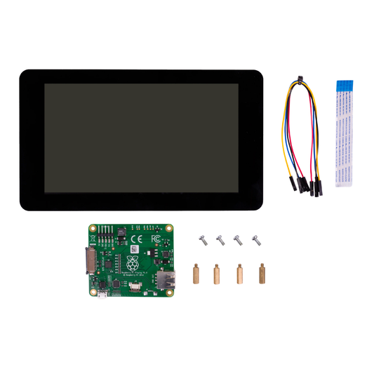 Official Raspberry Pi 4 8gb Starter Kit with 7 inch Touchscreen Display - Robocraze