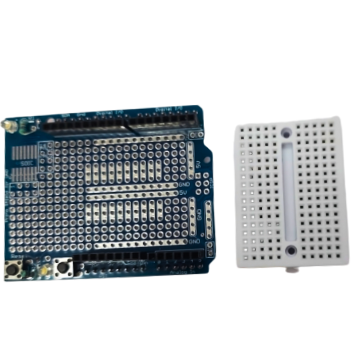 Arduino UNO Prototyping Shield – Expand Arduino projects with this prototyping shield. Electronic Components - Robocraze