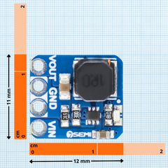 7Semi 3.3V 2A Mini Buck Converter Breakout Module (Synchronous) -Batteries & Power Supply -Buck/Boost -Robocraze
