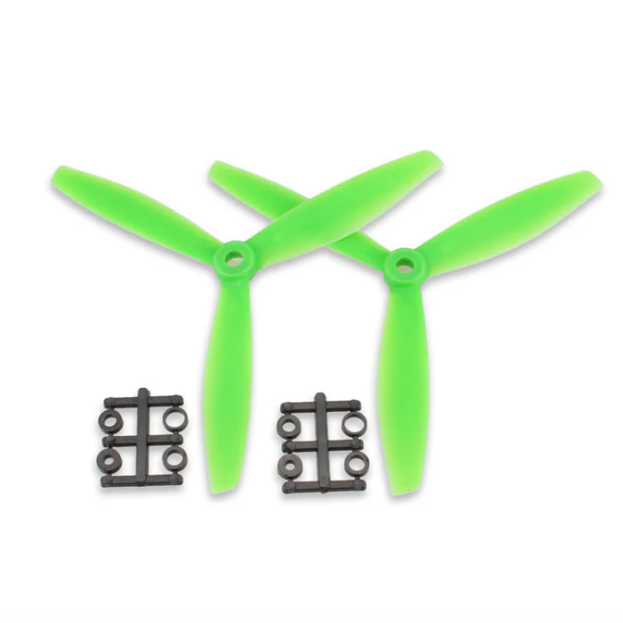 Gemfan 6040 6x4 Glass Fiber Nylon 3-Blade Drone Propeller (1 Pair) for FPV Drones & Quadcopters -Robocraze