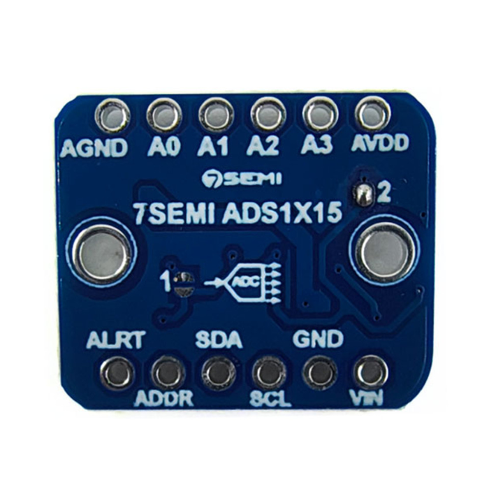 ADS1115 4-Channel 16bit ADC Breakout Board with PGA I2C -7Semi -Electronic Modules -Breakout Boards -Robocraze