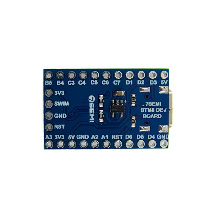 Anchor STM8 Mini Development Board with STM8S003F3 MCU -7Semi -Development Boards -STM Boards -Robocraze