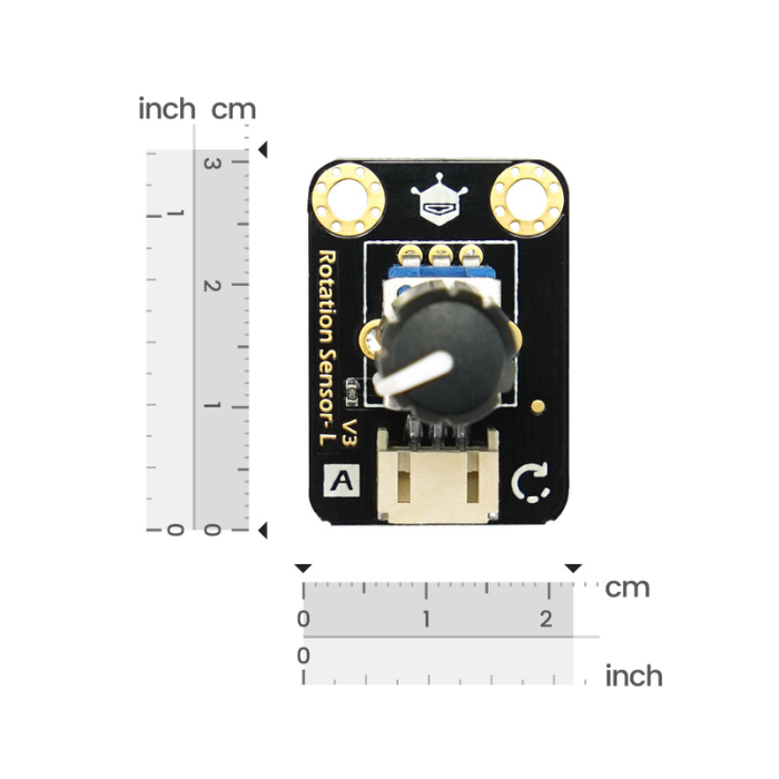 DFRobot Gravity Analog Rotation Potentiometer Sensor for Arduino - Rotation 300° -Sensors -Other Sensors - Robocraze