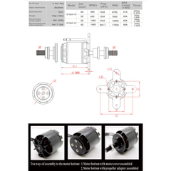EMAX GT2820/07-850KV Brushless Motor for RC Airplanes -Drone Parts -Drone Motors -Robocraze