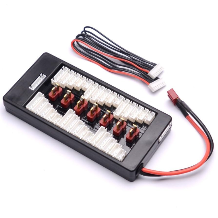 T Plug Parallel Charging Board 2-6S – High-quality LiPo parallel charging board. -Battery Charger -Robocraze