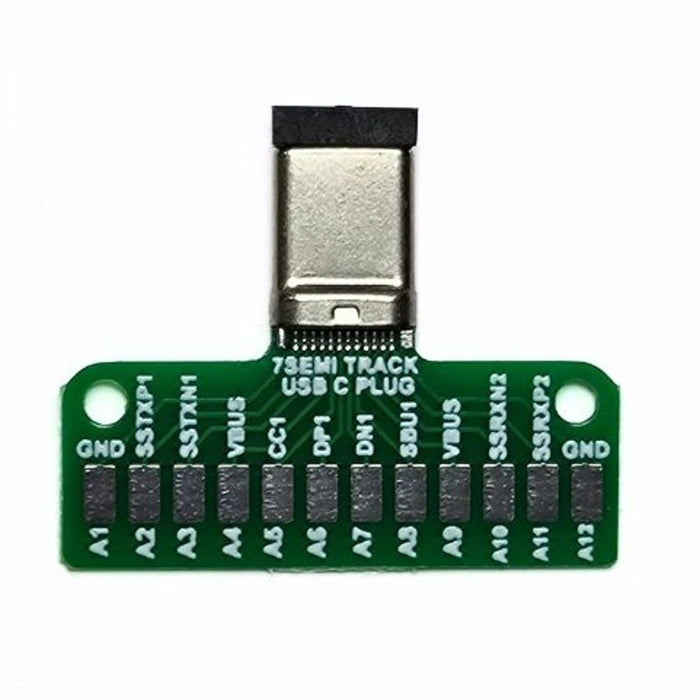 7Semi USB 3.1 Type-C Male Breakout Board (24-Pin)-Electronic Modules-Breakout Boards-Robocraze