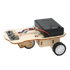 Wooden Educational Puzzle Tracking DIY Car Kit for Kids -STEM Toy -Robocraze