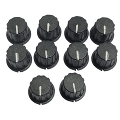 Potentiometer Knobs (Pack of 10) – Ergonomic knobs for potentiometer control - Electronic Components - Robocraze