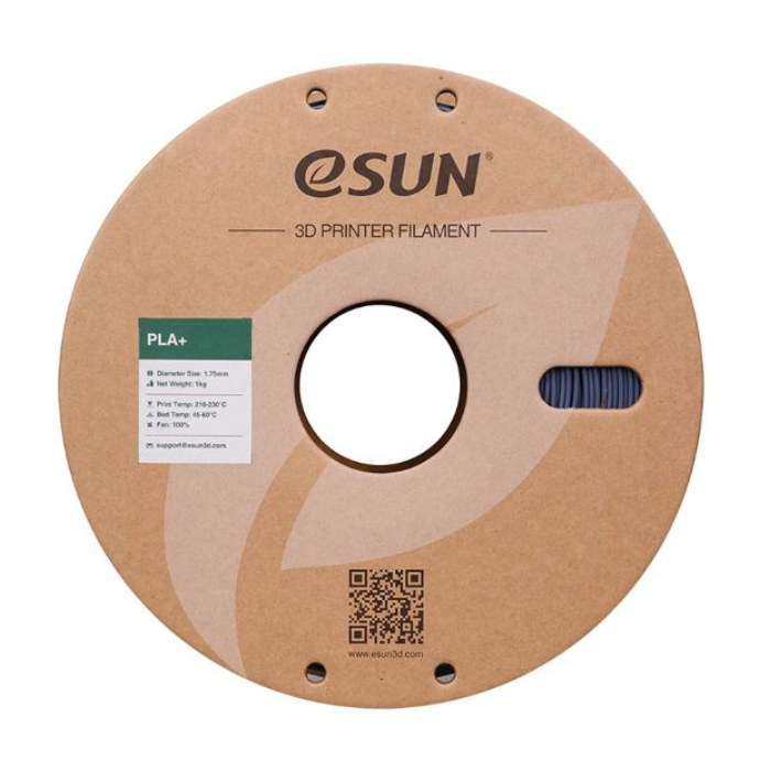 eSun 1.75mm 1kg PLA+ 3D Printing Filament Grey Color -3D Printers/Pens -Filaments -Robocraze