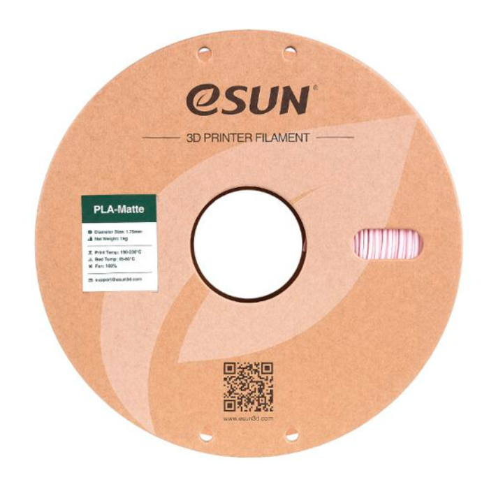 eSun 1.75mm PLA-Matte Filament 1kg Peach Pink Color -3D Printers/Pens -Filaments -Robocraze