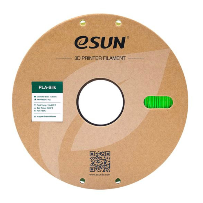 eSun 1.75mm PLA-Silk Green Filament 1kg -3D Printers/Pens -Filaments -Robocraze