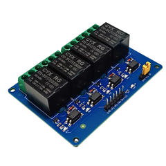 4-Channel 5V Relay Board – 4-channel 5V relay board for electronics projects. -Relay Module -Robocraze