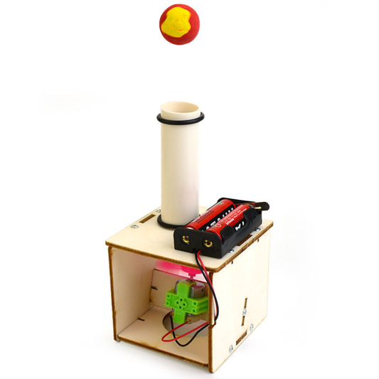 Pludo STEM Kit AirGlide – DIY Science Kit for Kids 11–14 | Grade 6–8 Bernoulli’s Principle Air Levitation Experiment -DIY Kit -Pludo Education Kit -Robocraze