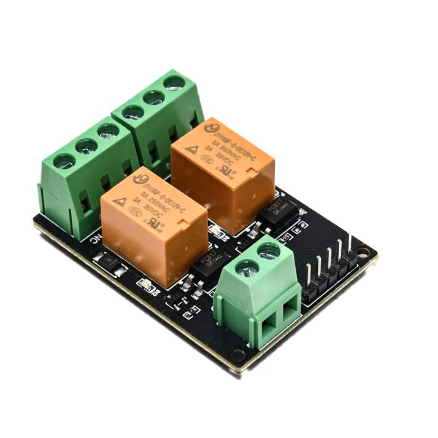 SmartElex 12V 3A 2 Channel Signal Relay Module - robocraze
